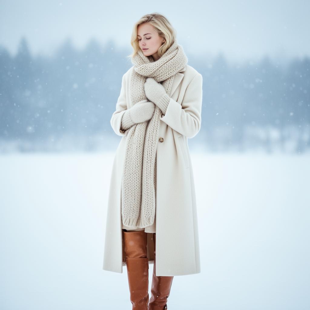 Style météo Neige — Cocon, chaleur, intériorité.