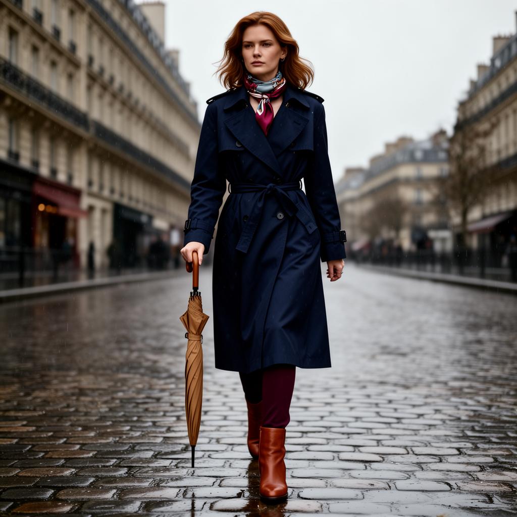 Style météo Pluie — Protégée, stylée, prête à tout.